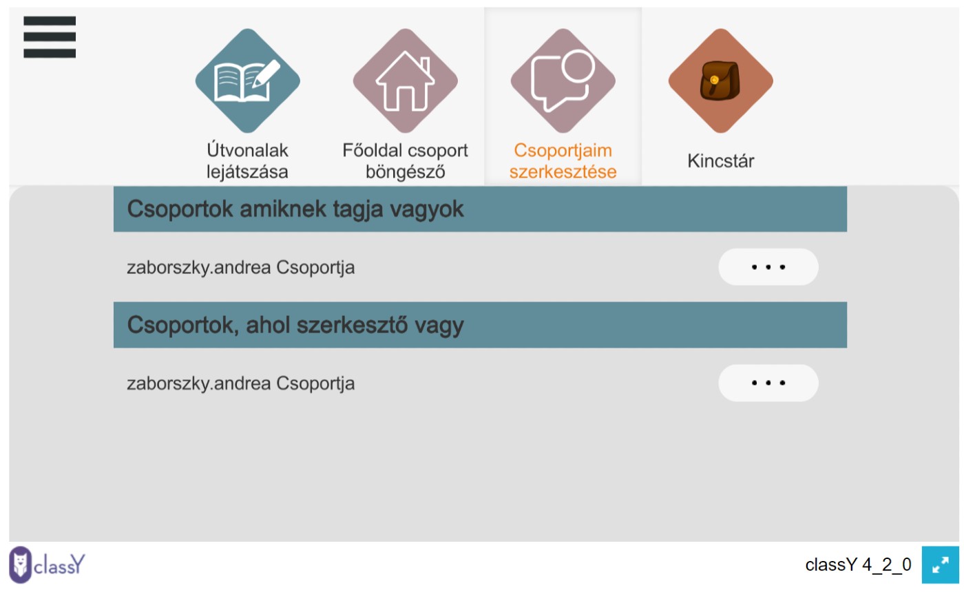 Manage my groups