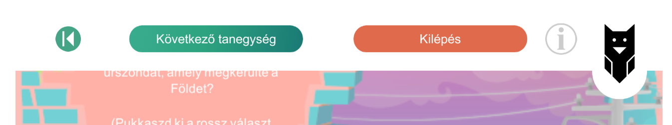 Learning process in brief - next task, wrong answer, exit
